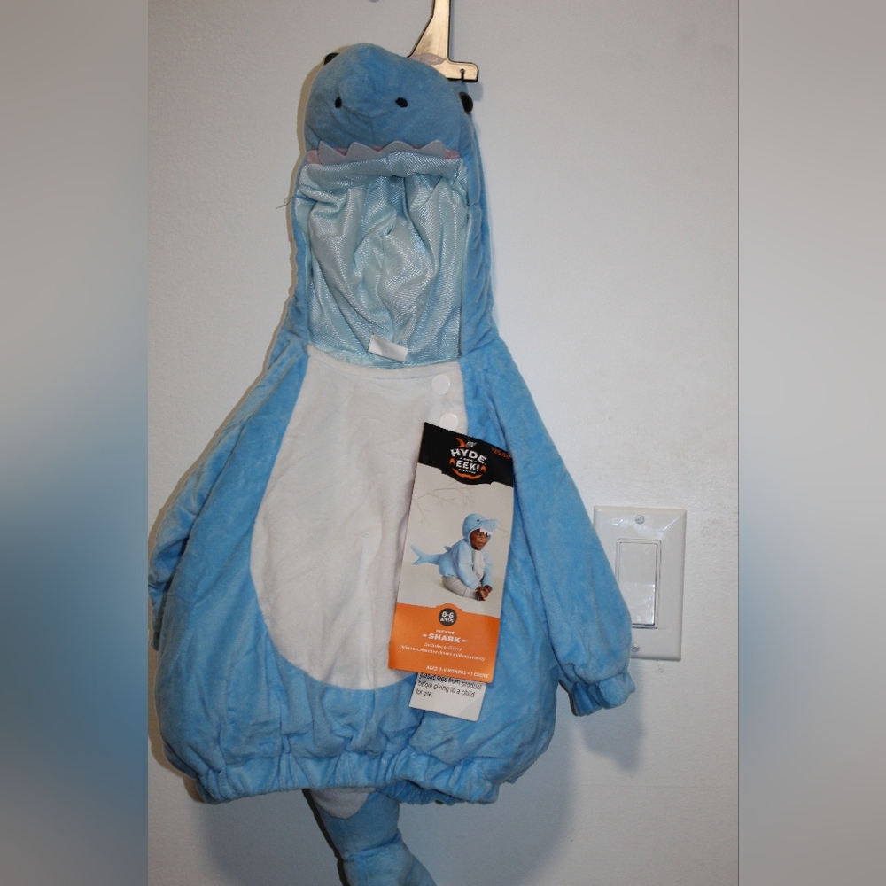 Infant Shark Costume with Hood